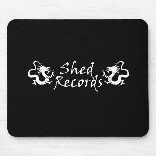 Shed Records Muismat - zwart (Voorkant)