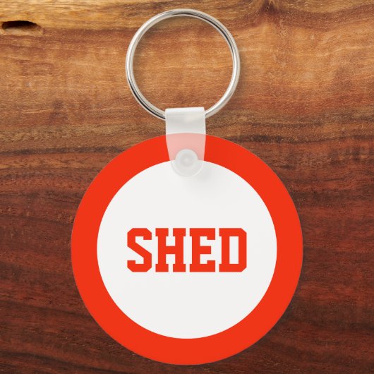 Shed Sleutelhanger (Voorkant)