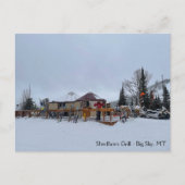 Shedhorn Grill Big Sky, MT Briefkaart (Voorkant)