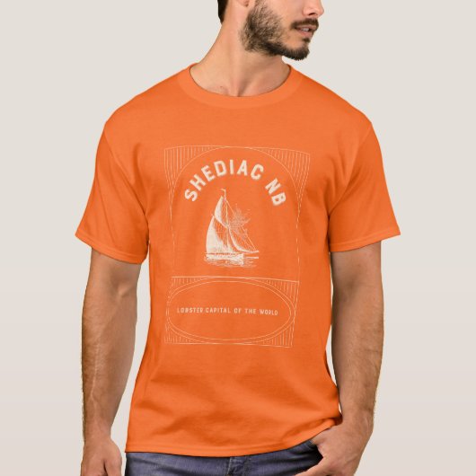 Shediac NB Lobster Hoofdstad van de wereld T-shirt (Voorkant)