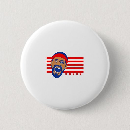 Sheed, Basketball Legends, Rasheed, Don't Lie, Wal Ronde Button 5,7 Cm (Voorkant)