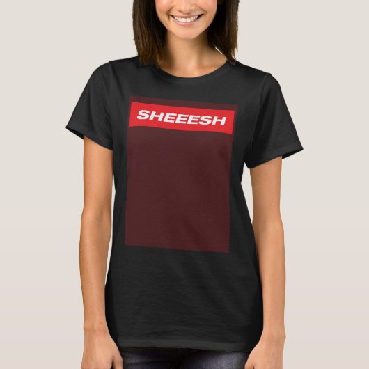Sheeesh doos meme wow cool jezus t-shirt (Voorkant)