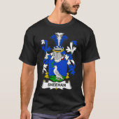 Sheehan Coat of Arms Family Crest T-shirt (Voorkant)