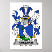 Sheehan Family Crest Poster (Voorkant)