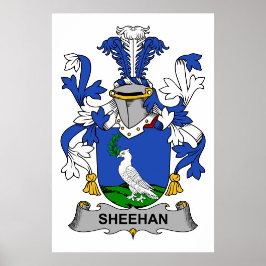 Sheehan Family Crest Poster (Voorkant)