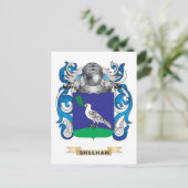 Sheehan Wapenschild (Familie Crest) Briefkaart (Staand voorkant)