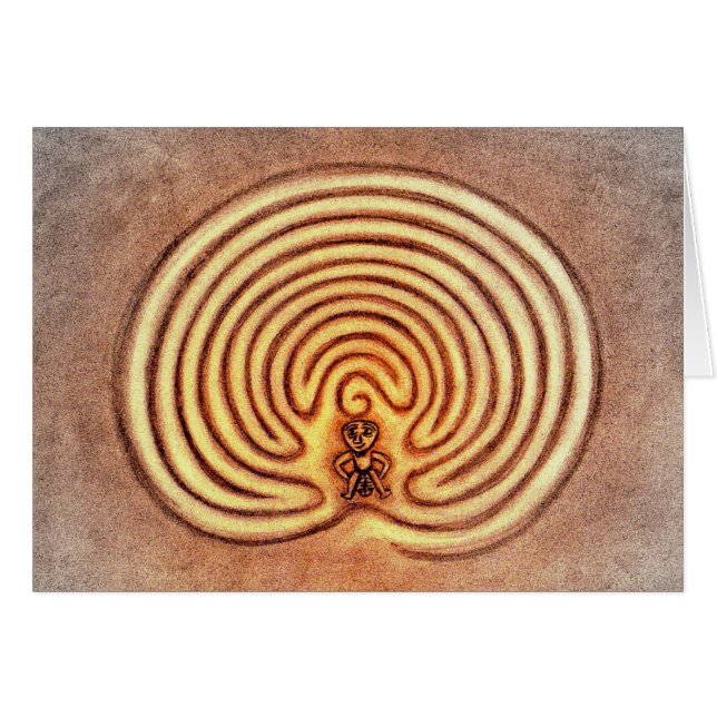 Sheela Na Gig im Labyrinth (Voorkant Horizontaal)