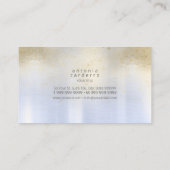 Sheen and Shears Hair Stylist Gold/Blue ID814 Visitekaartje (Achterkant)