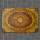 Sheen mesmerizing semicircular badmat