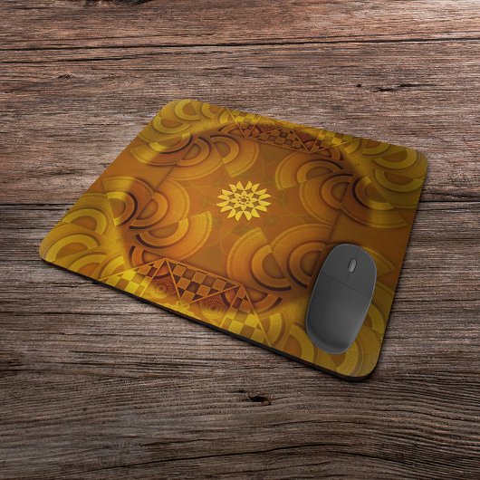 Sheen mesmerizing semicircular muismat