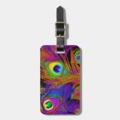 Sheena is een Peacock Rocker Bagagelabel (Voorkant verticaal)