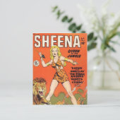 Sheena: Oerwoud Woman Comic-boek Briefkaart (Staand voorkant)