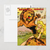 Sheena Queen of the Oerwoud Briefkaart (Voorkant / Achterkant)