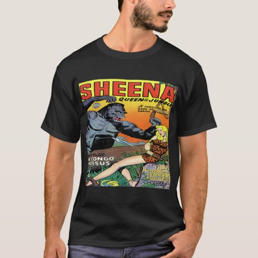 Sheena Queen of the Oerwoud Classic Hoesjes #8 - D T-shirt (Voorkant)