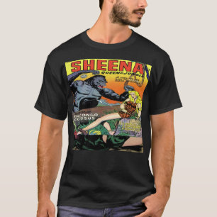 Sheena Queen of the Oerwoud Comic Book T-Shirt