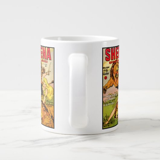 Sheena Queen of the Oerwoud Grote Koffiekop (Achterkant)