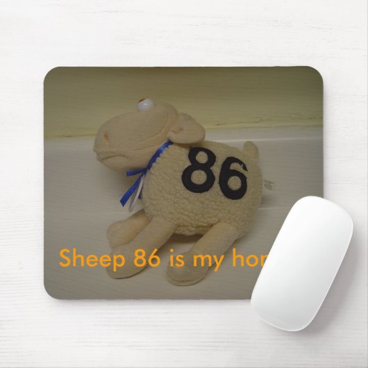 Sheep 86 is mijn thuis! muismat (Met muis)