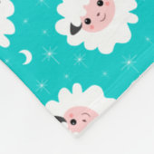 Sheep Baby Blanket Fleece Deken (Hoek)