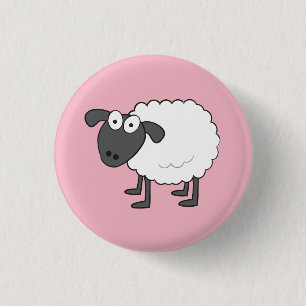 Sheep Badge Ronde Button 3,2 Cm
