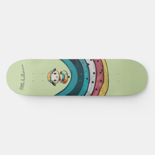 Sheep Ballerina Persoonlijk Skateboard (Horizontaal)