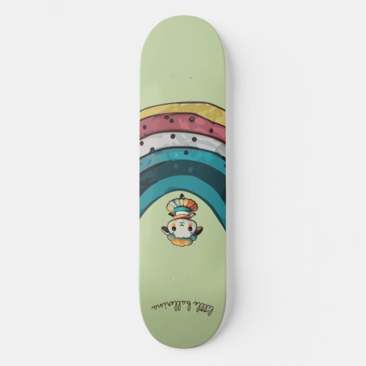 Sheep Ballerina Persoonlijk Skateboard (Voorkant)
