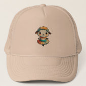 Sheep Ballerina Trucker Pet (Voorkant)