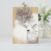 Sheep Bedankt voor je creditcard (Staand voorkant)