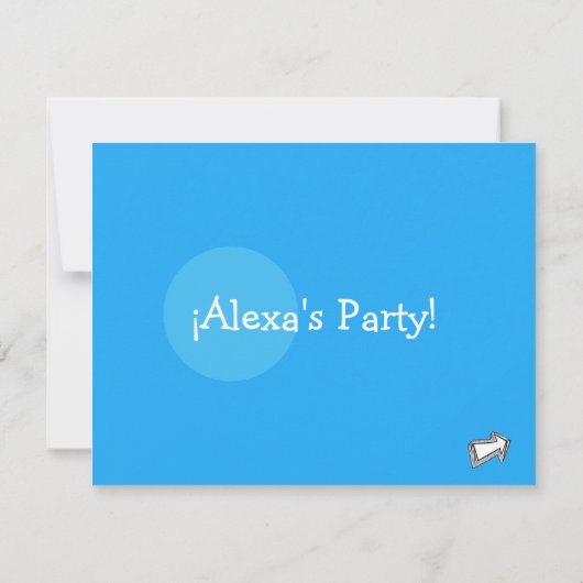 sheep birthday kaart (Achterkant)