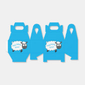 Sheep Birthday Party Cute Cartoon Bedankdoosjes (Uitgevouwen)