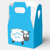 Sheep Birthday Party Cute Cartoon Bedankdoosjes (Geopend)
