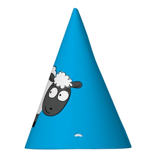 Sheep Birthday Party Cute Cartoon Feesthoedjes (Rechts)