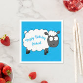 Sheep Birthday Party Cute Cartoon Servet (Insitu)