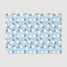 Sheep Birthday Party Cute Cartoon Tissuepapier