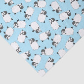 Sheep Birthday Party Cute Cartoon Tissuepapier (Detail)