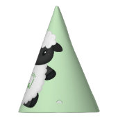 Sheep Birthday Party Green Feesthoedjes (Rechts)