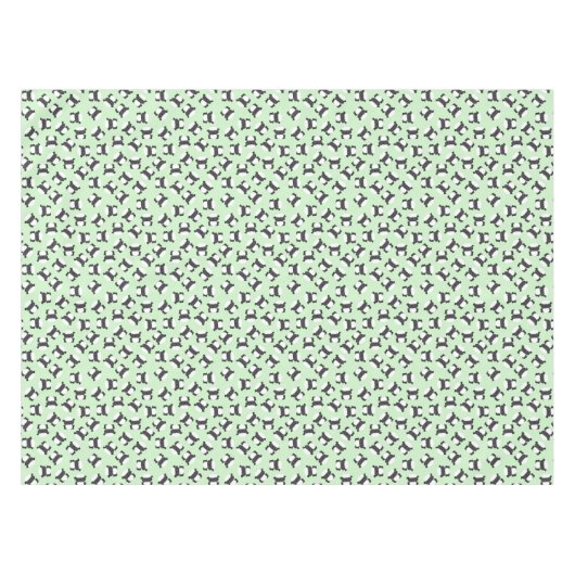 Sheep Birthday Party Green Tafelkleed (Voorkant (Horizontaal))