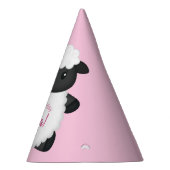 Sheep Birthday Party Pink Feesthoedjes (Rechts)