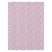 Sheep Birthday Party Pink Tafelkleed (Voorkant)