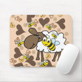 Sheep Brown hardt de Muismat van de Bumblebee! Mui (Met muis)