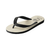 Sheep Cartoon Beige Kinder Teenslippers (Schuin)