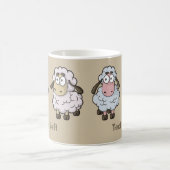 Sheep Cartoon Beige Koffiemok (Center)