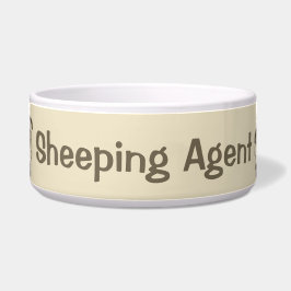 Sheep Cartoon Beige Voerbakje