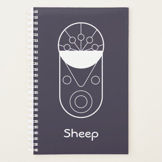 Sheep Chinese Zodiac Planner (Voorkant)
