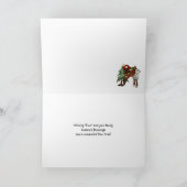 Sheep Christmas Kaart - We wensen Ewe een vrolijk (Binnen)