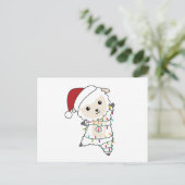 Sheep Christmas Sheep Winter Animals Briefkaart (Staand voorkant)