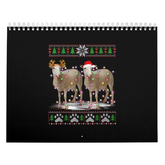 Sheep Christmas Tree Lights | Santa Animal Gift Kalender (Hoes)