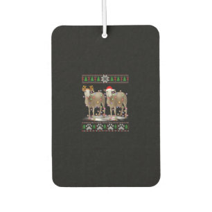Sheep Christmas Tree Lights Santa Animal Gift Luchtverfrisser