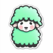 Sheep Classic Sticker (Voorkant)