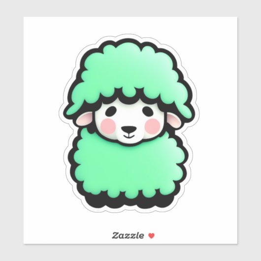 Sheep Classic Sticker (Vel)