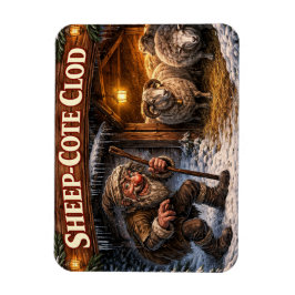 Sheep Cote Clod Icelandic Yule Lad Postcard Magneet